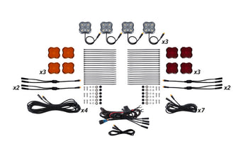 compare product Diode Dynamics Single-Color Rock Light Installer Kit (12-pack)