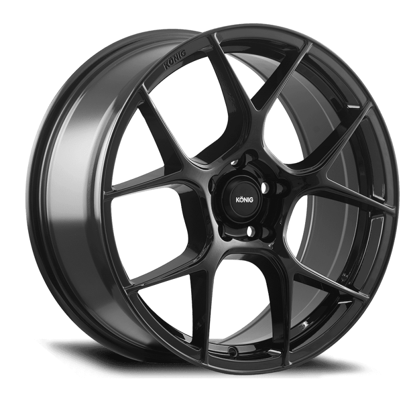 Konig Diverge 19X8.5 5X112 ET43 Gloss Black - My Store