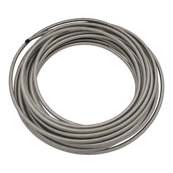 compare product DeatschWerks 8AN Stainless Steel Double Braided PTFE Hose - 50ft