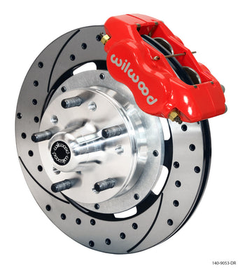 compare product Wilwood Forged Dynalite Front Kit 12.19in Drilled Red 79-81 Camaro