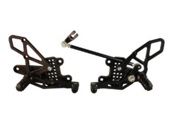 compare product Vortex Racing 08-16 Honda CBR1000 RR Adjustable Rearsets- Black