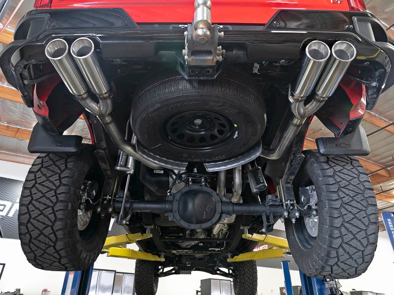 aFe Vulcan Series 3in 304SS Exhaust Cat - Back Exh w/ Pol Tips 2019 GM Silverado / Sierra 1500 V8 - 5.3L - My Store