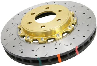 compare product DBA 94-04 Mustang Cobra/Bullitt/Mach1 Front Drilled & Slotted 5000 Series 2 Piece Rotor Assembled w/
