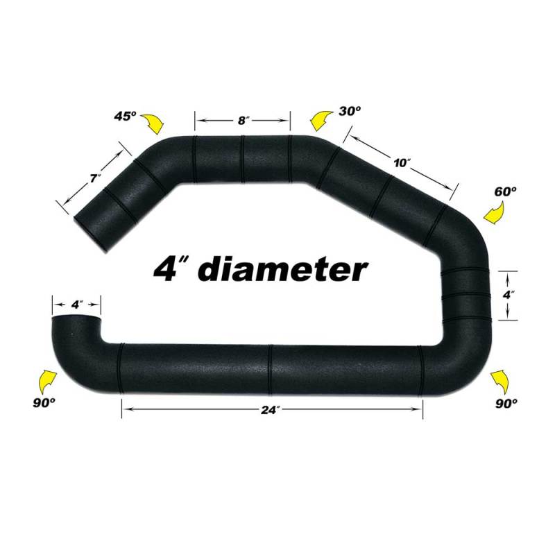 Airaid U - Build - It - 4in Intake Tube - My Store