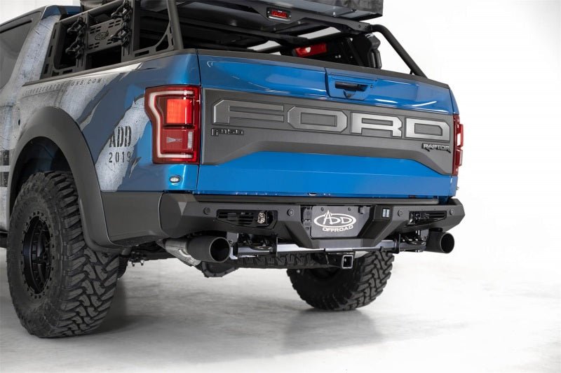 Addictive Desert Designs 17 - 20 Ford Raptor F - 150 Bomber Rear Bumper w/ Backup Sensor Cutouts - My Store