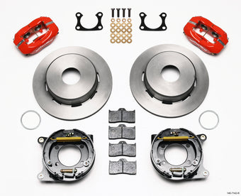 compare product Wilwood Forged Dynalite P/S Park Brake Kit Red Big Ford 2.36in Offset Currie Blank