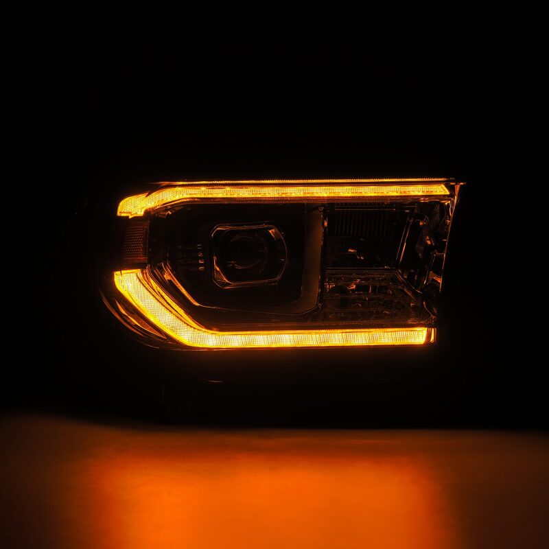 AlphaRex 07 - 13 Toyota Tundra / 08 - 17 Sequoia LUXX LED Proj HL Chrome w/Actv Light / Seq. Sig + DRL - My Store