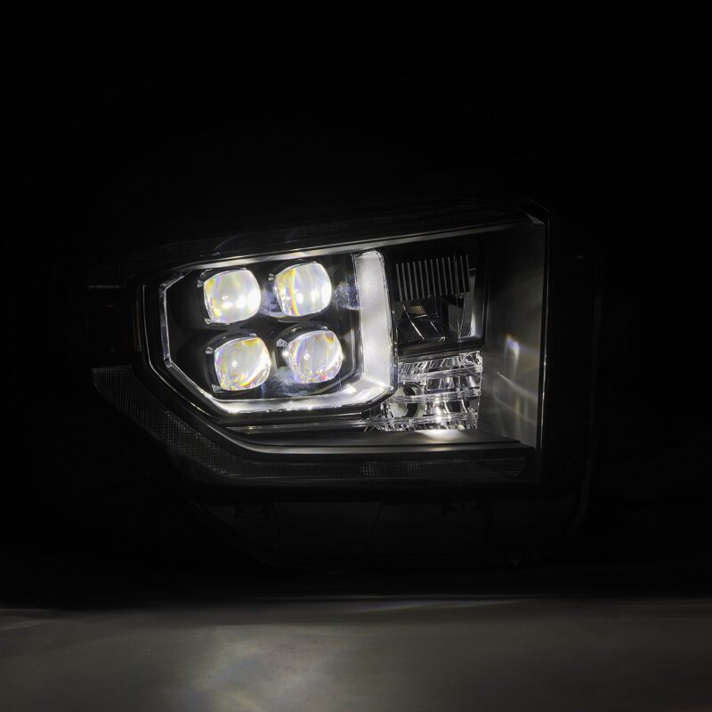 AlphaRex 14 - 21 Toyota Tundra NOVA - Series LED Proj Headlights Blk w/Actv Light & Seq. Sig + DRL - My Store