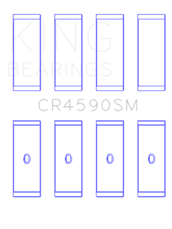 compare product King Engine Bearings Audi Amb/Aum/Alt/Awa/Blr (Size +0.25mm) Connecting Rod Bearing Set