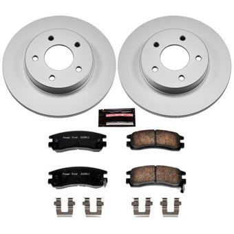 compare product Power Stop 94-96 Cadillac DeVille Rear Z17 Evolution Geomet Coated Brake Kit