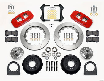 compare product Wilwood AERO6 Front Hub Kit 14.00in Red TCI-IFS 71-78 (Pinto Based)