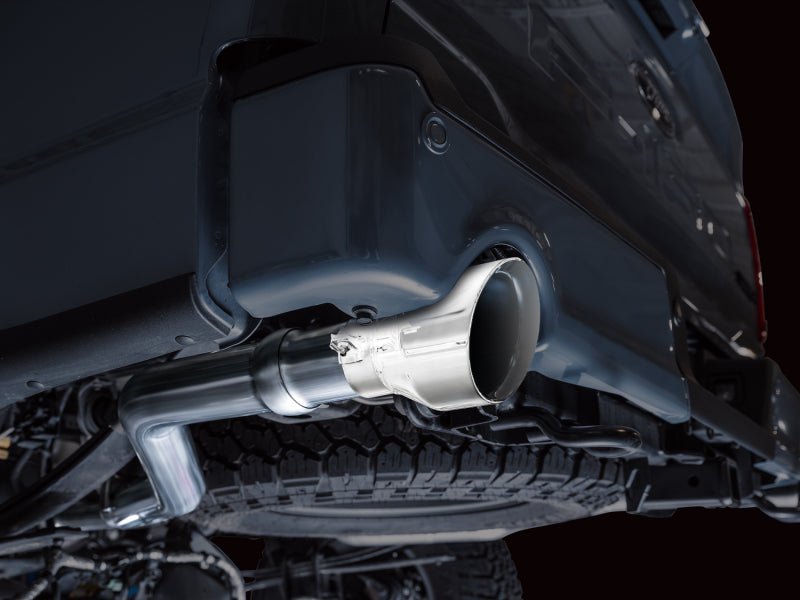AWE Tuning 2021+ Ford F150 Tremor w/ Bumper Cutouts 0FG Non - Resonated Cat - Back w/ Chrome Silver Tips - My Store
