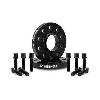 compare product Mishimoto Wheel Spacers - 5x120 - 72.6 - 15 - M14 - Black
