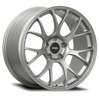 compare product Konig Forged F1M 18X9 5X112 ET42 Ash Silver Knurled Bead