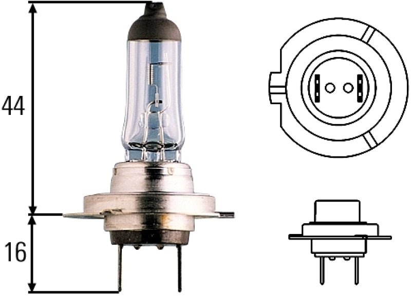 Hella Optilux H7 12V/55W XY Xenon Yellow Bulb - My Store