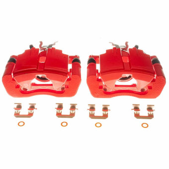compare product Power Stop 15-19 Ford Mustang Rear Red Calipers - Pair
