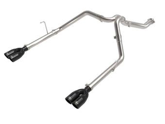 compare product aFe Vulcan Series 3in 304SS DPF-Back 21 Jeep Gladiator V6-3.0L (td) Dual Black Tip