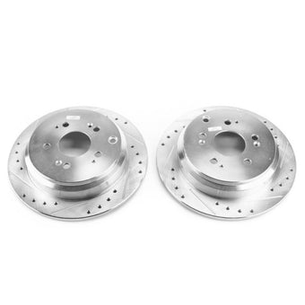 compare product Power Stop 05-10 Honda Odyssey Rear Evolution Drilled & Slotted Rotors - Pair