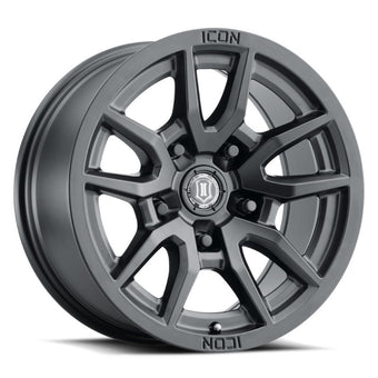 compare product ICON Vector 5 17x8.5 5x150 25mm Offset 5.75in BS 110.1mm Bore Satin Black Wheel