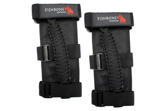 compare product Fishbone Offroad Paracord Grab Handles w/Three Straps - Black