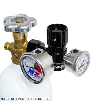 compare product Snow Performance Billet Adjustable (0-475PSI) CO2 Regulator w/Gauges