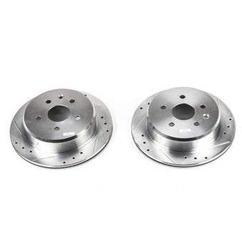 compare product Power Stop 92-98 Lexus SC300 Rear Evolution Drilled & Slotted Rotors - Pair