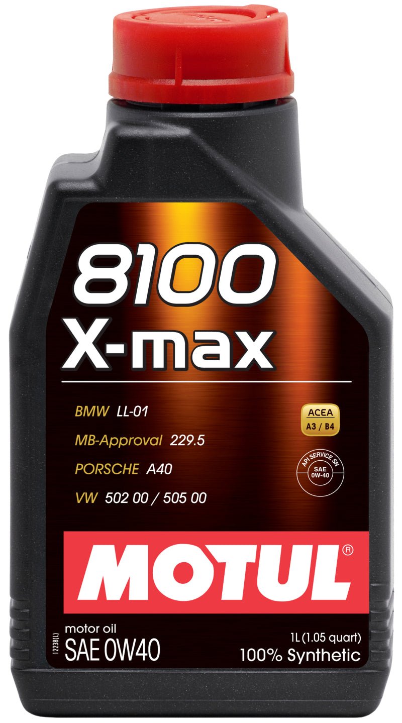 Motul 1L Synthetic Engine Oil 8100 0W40 X - MAX - Porsche A40 - My Store