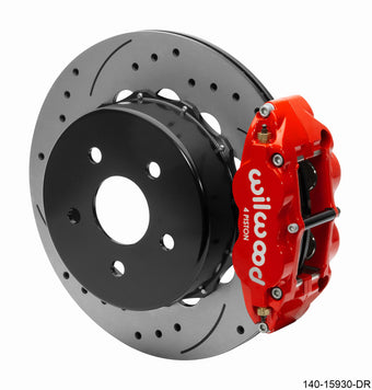 compare product Wilwood Superlite 4R Rear Brake Kit 14.00 Red 2018-Up Jeep JL SRP w/Lines
