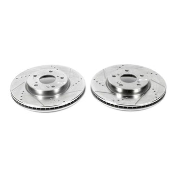 compare product Power Stop 13-19 Honda Accord Front Evolution Drilled & Slotted Rotors - Pair