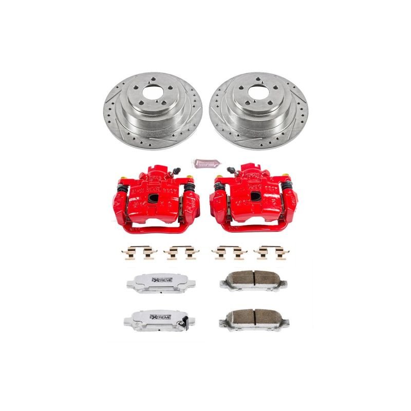 Power Stop 03 - 06 Subaru Baja Rear Z26 Street Warrior Brake Kit w/Calipers - My Store