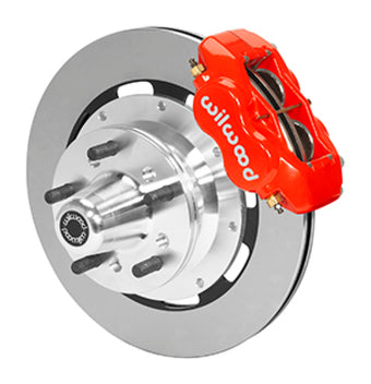 compare product Wilwood Forged Dynalite Front Kit 12.19in Rotor 5x4.00in BC 65-72 Plymouth Dart / Duster - Red