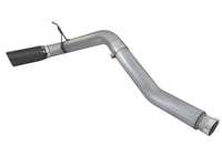 aFe LARGE BORE HD 5in DPF - Back SS Exhaust w/ Black Tip 2016 Nissan Titan 5.0L V8 (td) CC SB - My Store