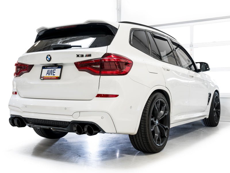 AWE Tuning 20 - 25 BMW X3 M/M Comp (F97) AWD SwitchPath Axle - Back Exhaust - Diamond Black Tips - My Store