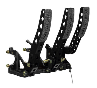 compare product Wilwood Pedal Assembly Floor Mount-Brake Clutch & Throttle w/ Throttle Linkage