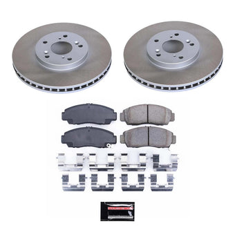 compare product Power Stop 03-11 Honda Accord Front Semi-Coated Rotor Kit