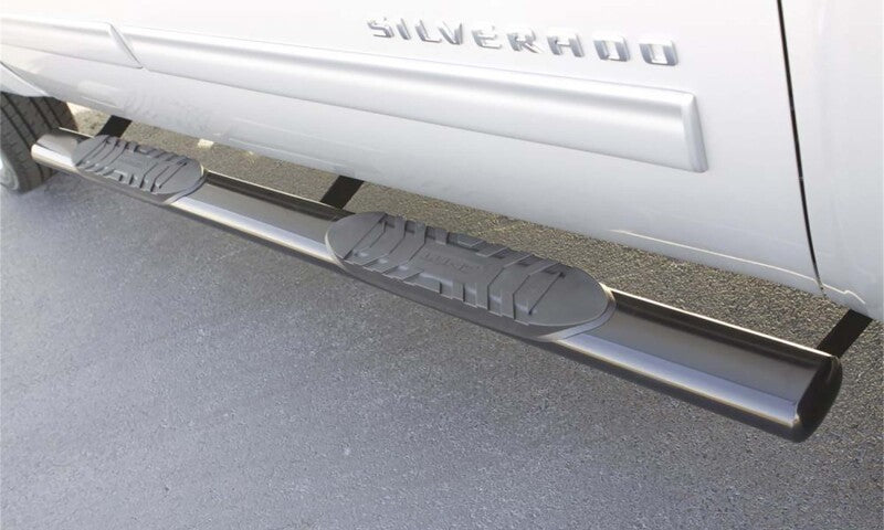 Lund 07 - 17 Chevy Silverado 1500 Ext. Cab 5in. Oval Straight SS Nerf Bars - Polished - My Store