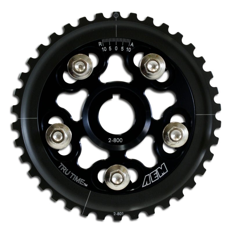 AEM 88 - 95 Honda Civic/ 93 - 95 Del Sol S & Si Black Tru - Time Cam Gear - My Store