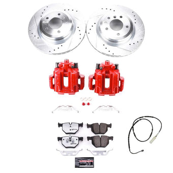 compare product Power Stop 13-15 BMW X1 Rear Z26 Street Warrior Brake Kit w/Calipers