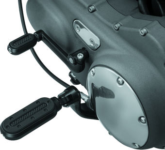 compare product Kuryakyn Heavy Industry Pegs With Adapters Satin Black