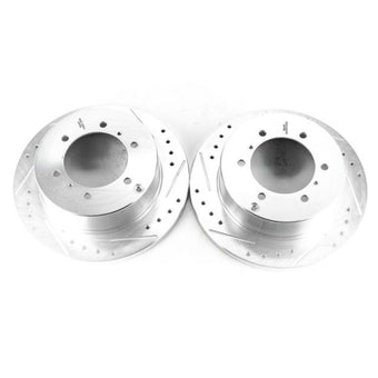 compare product Power Stop 92-00 Mitsubishi Montero Rear Evolution Drilled & Slotted Rotors - Pair