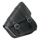 Willie & Max Universal Black Jack Compact Slant Saddlebag Set (12inL x 9.5inH x 5.5 inW) - Black - My Store