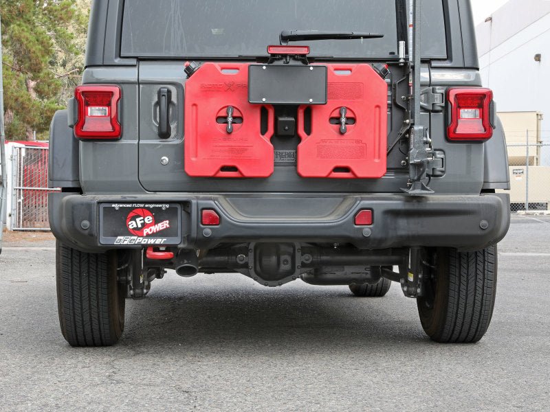 aFe MACH Force - Xp Axle - Back Exhaust System w/Black Tip 18 - 20 Jeep Wrangler L4 - 2.0T / V6 - 3.6L - My Store