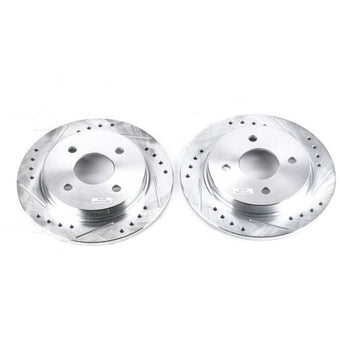 compare product Power Stop 14-19 Ford Fiesta Rear Evolution Drilled & Slotted Rotors - Pair