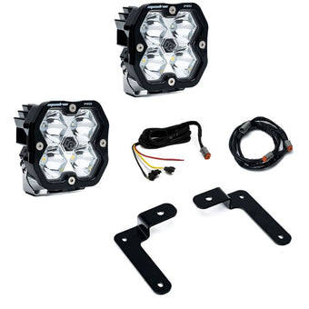 compare product Baja Designs 18-25 Jeep JL/JT / 20-25 Gladiator Squadron Pro 2.0 A-Pillar Pro Kit UP (Spot) - Clear
