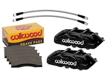 compare product Wilwood 65-67 Ford Mustang D11 Calipers w/ Pads & Lines - Black