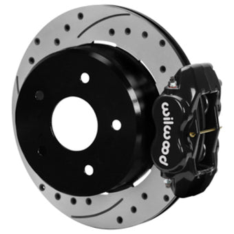compare product Wilwood 88-98 Chevy Silverado Forged Dynalite 12.19x0.81 Drill/Slot Rear Drum to Disc Conv. - Black