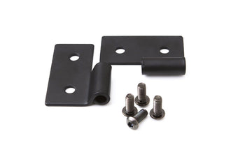 compare product Rampage 1976-1983 Jeep CJ5 Lower Door Hinge Brackets - Black