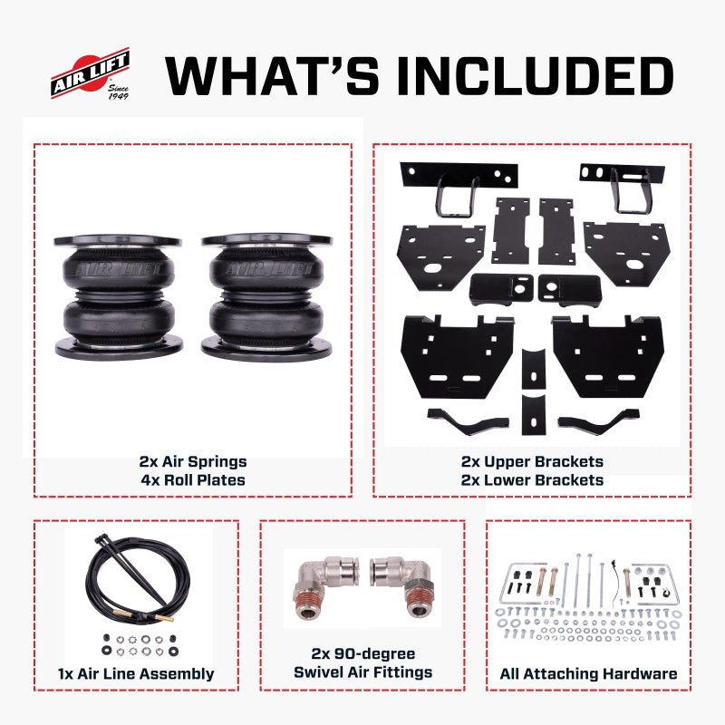 Air Lift 2023+ Ford F450 4WD DRW Non - Commercial 7500 XL Ultimate Air Spring Kit - My Store