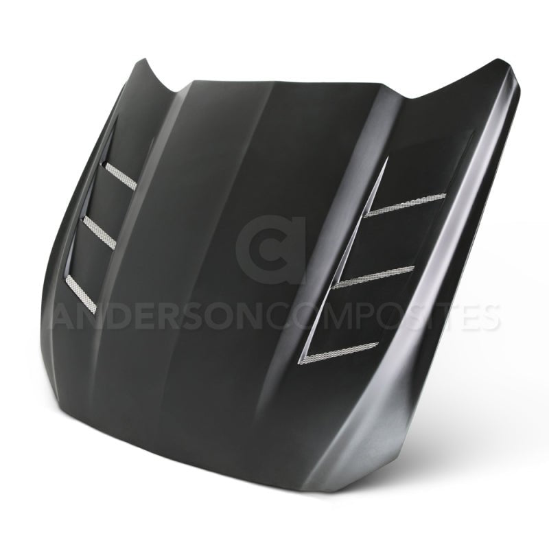 Anderson Composites 15 - 16 Ford Mustang (Excl. GT350/GT350R) Fiberglass Heat Extractor Hood - My Store