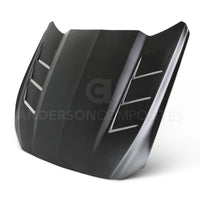 Anderson Composites 15 - 16 Ford Mustang (Excl. GT350/GT350R) Fiberglass Heat Extractor Hood - My Store
